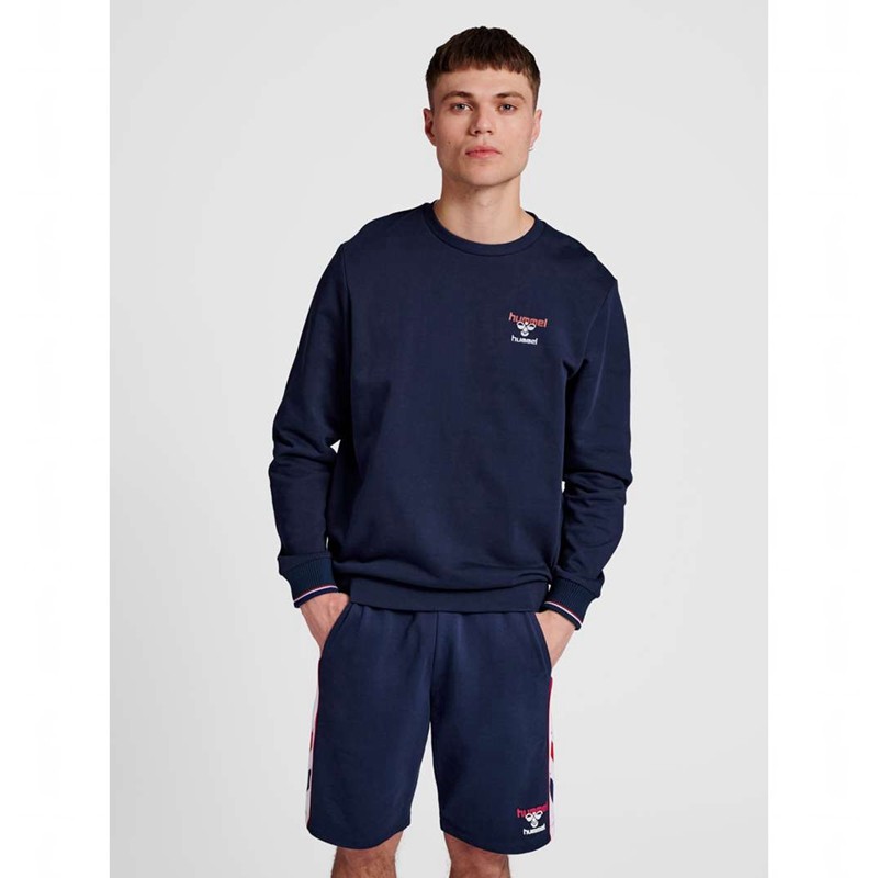 Hummel Ic Dayton Sweatshirts Heren Donkerblauw | 292549-702