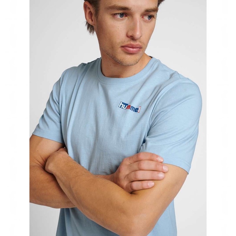 Hummel Ic Marty T-shirts Heren Blauw | 619644-422