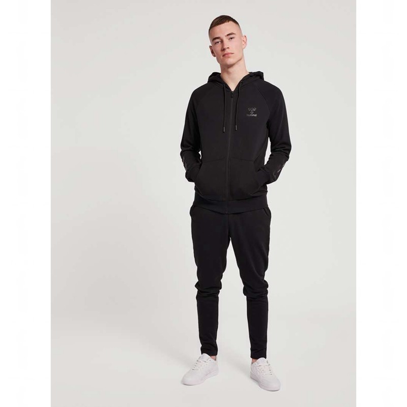 Hummel Isam 2.0 Zip Hoodie Heren Zwart | 653285-536