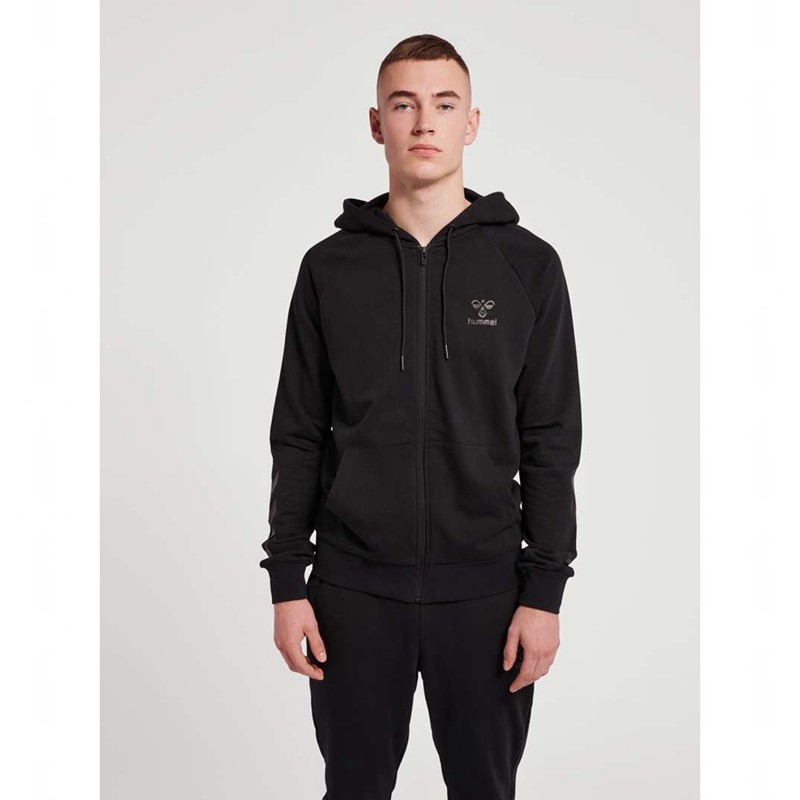 Hummel Isam 2.0 Zip Hoodie Heren Zwart | 653285-536