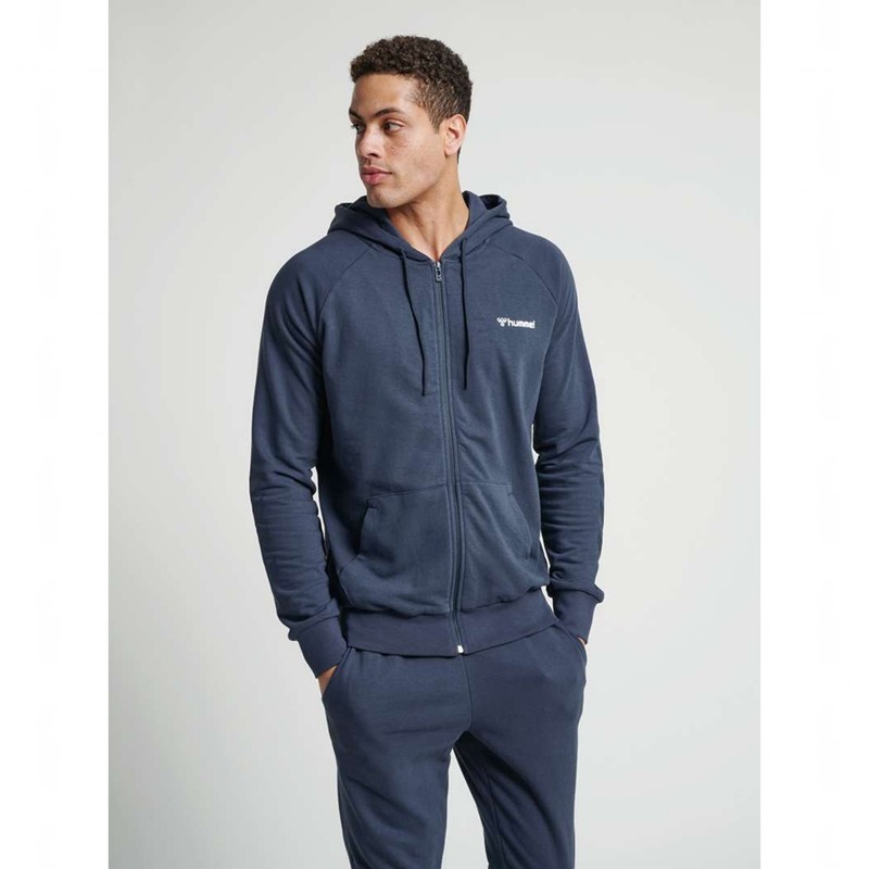 Hummel Isam Zip Hoodie Heren Donkerblauw | 441359-069