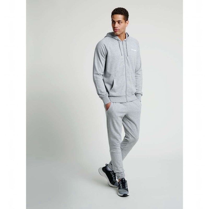 Hummel Isam Zip Hoodie Heren Grijs | 983124-535