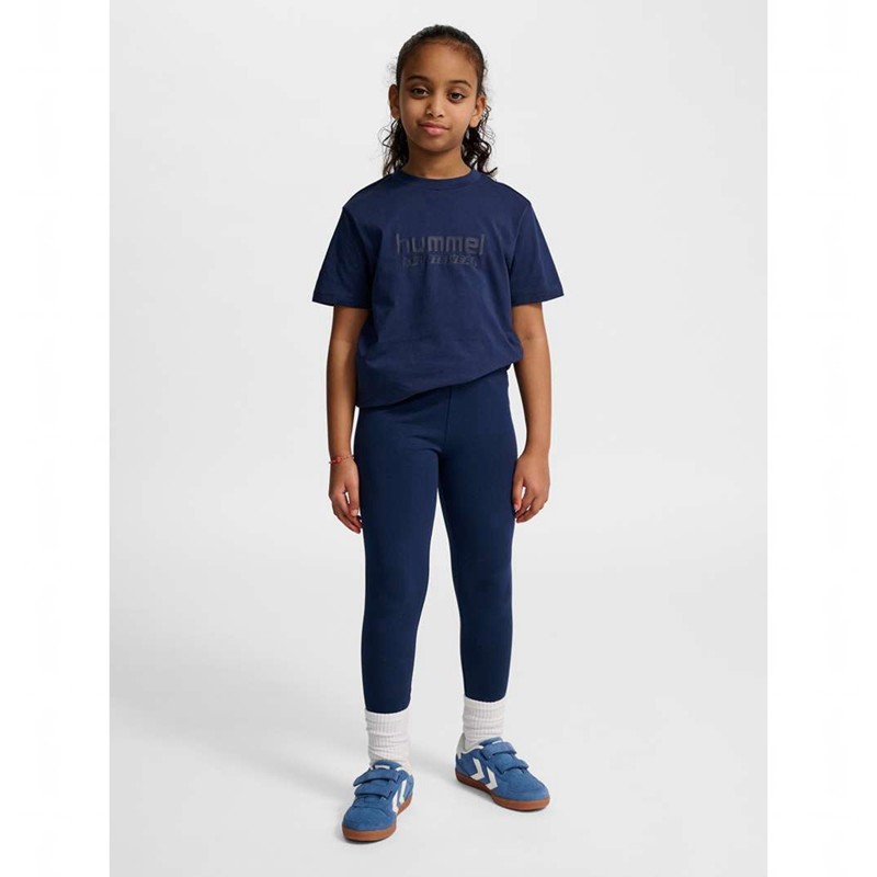 Hummel Jr Base Hardloopbroek Kinderen Donkerblauw | 114900-993