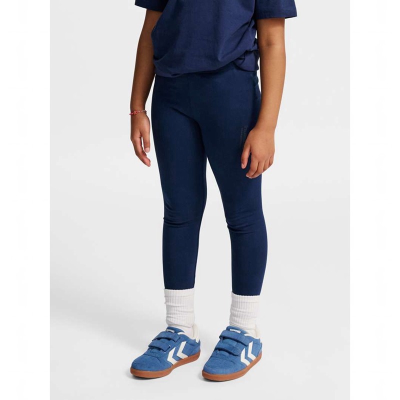 Hummel Jr Base Hardloopbroek Kinderen Donkerblauw | 114900-993