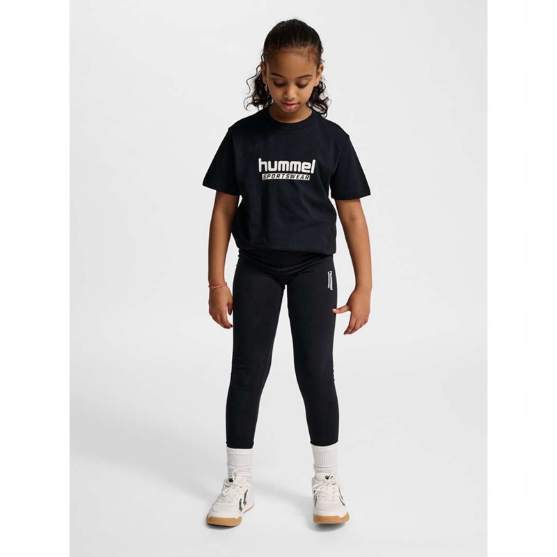 Hummel Jr Base Hardloopbroek Kinderen Zwart | 729658-581