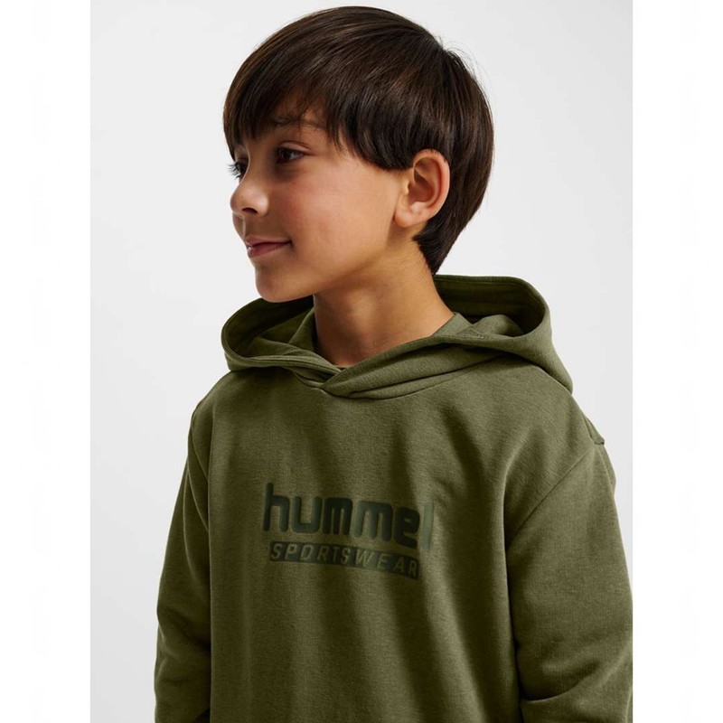 Hummel Jr Base Hoodie Kinderen Groen | 266733-499