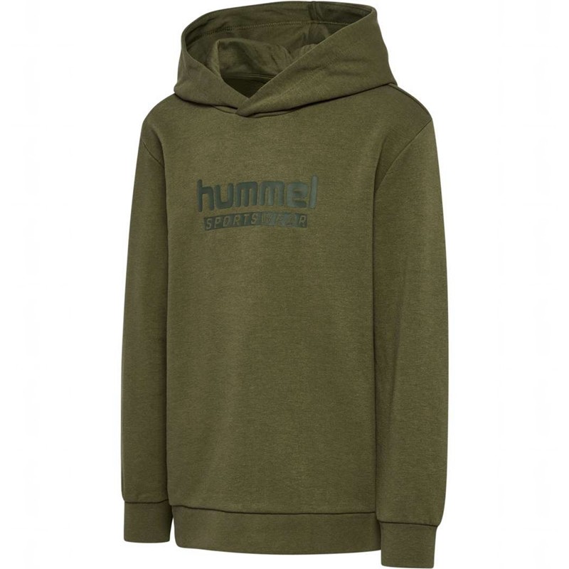 Hummel Jr Base Hoodie Kinderen Groen | 266733-499