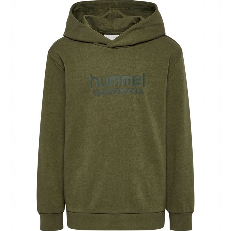 Hummel Jr Base Hoodie Kinderen Groen | 266733-499