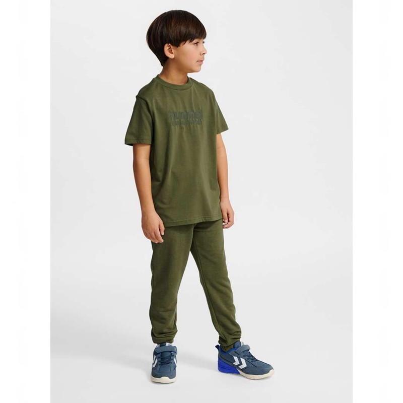 Hummel Jr Base S/S Sneakers Kinderen Groen | 480792-957