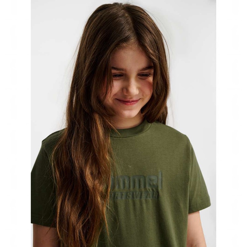 Hummel Jr Base S/S Sneakers Kinderen Groen | 480792-957
