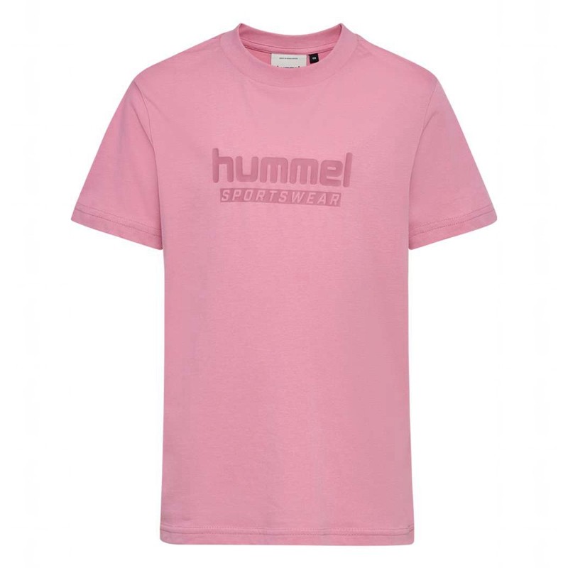 Hummel Jr Base S/S T-shirts Kinderen Roze | 154925-417