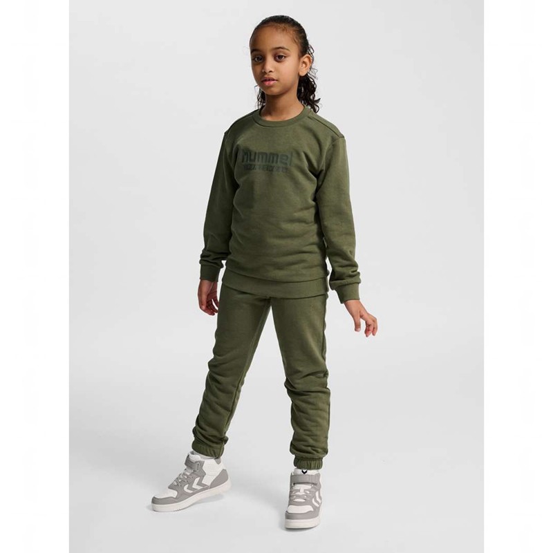 Hummel Jr Base Sweatshirts Kinderen Groen | 895608-903