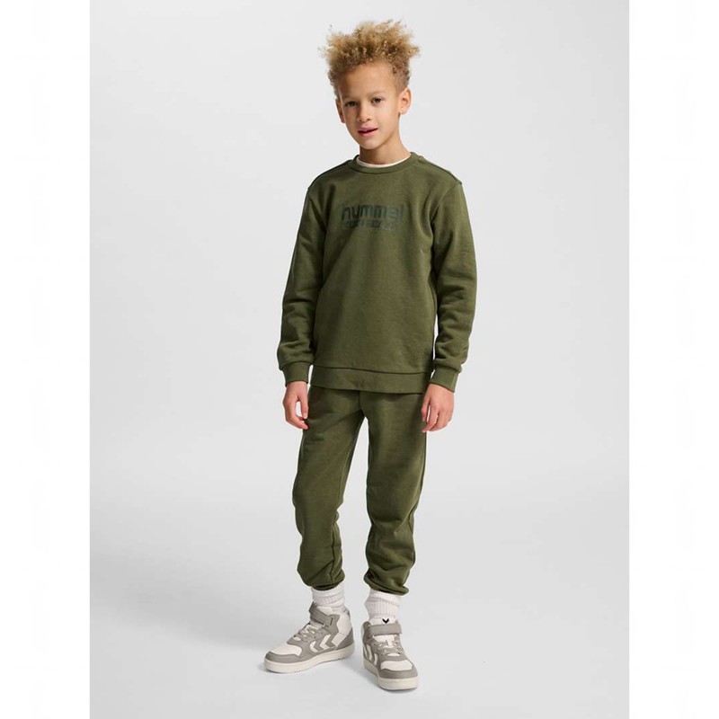 Hummel Jr Base Sweatshirts Kinderen Groen | 895608-903
