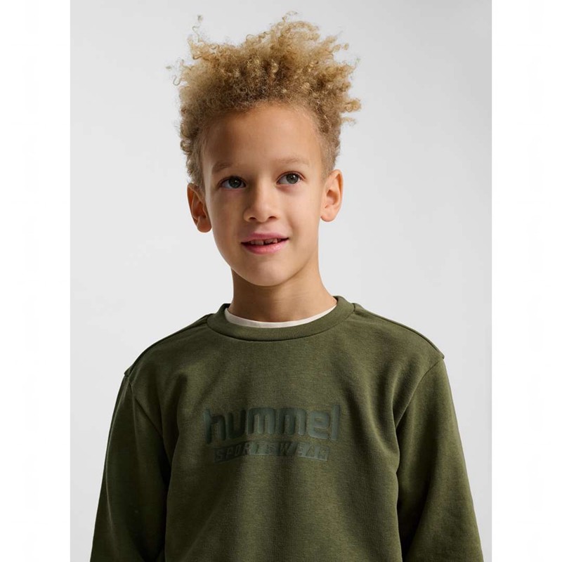 Hummel Jr Base Sweatshirts Kinderen Groen | 895608-903