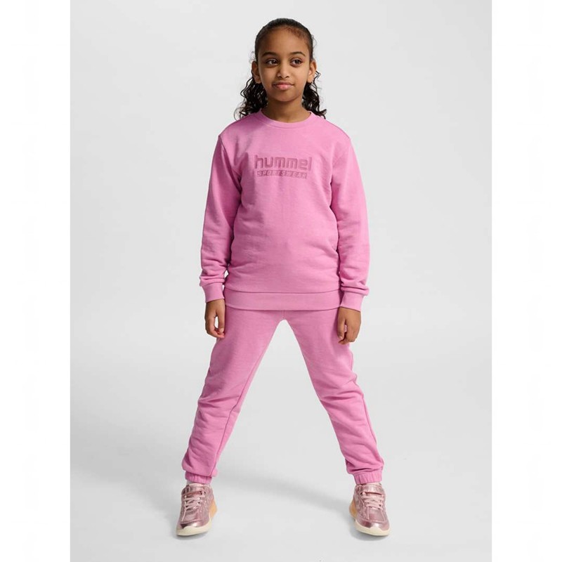 Hummel Jr Base Sweatshirts Kinderen Roze | 105794-343
