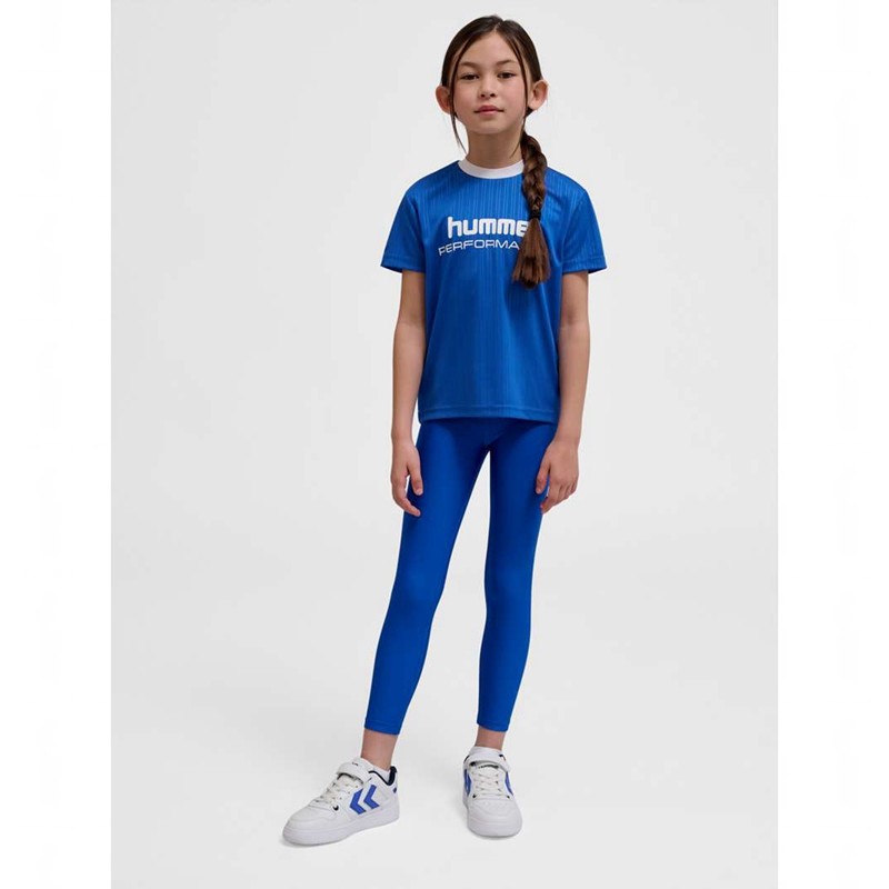 Hummel Jr Fast Loose S/S T-shirts Kinderen Blauw | 118682-029