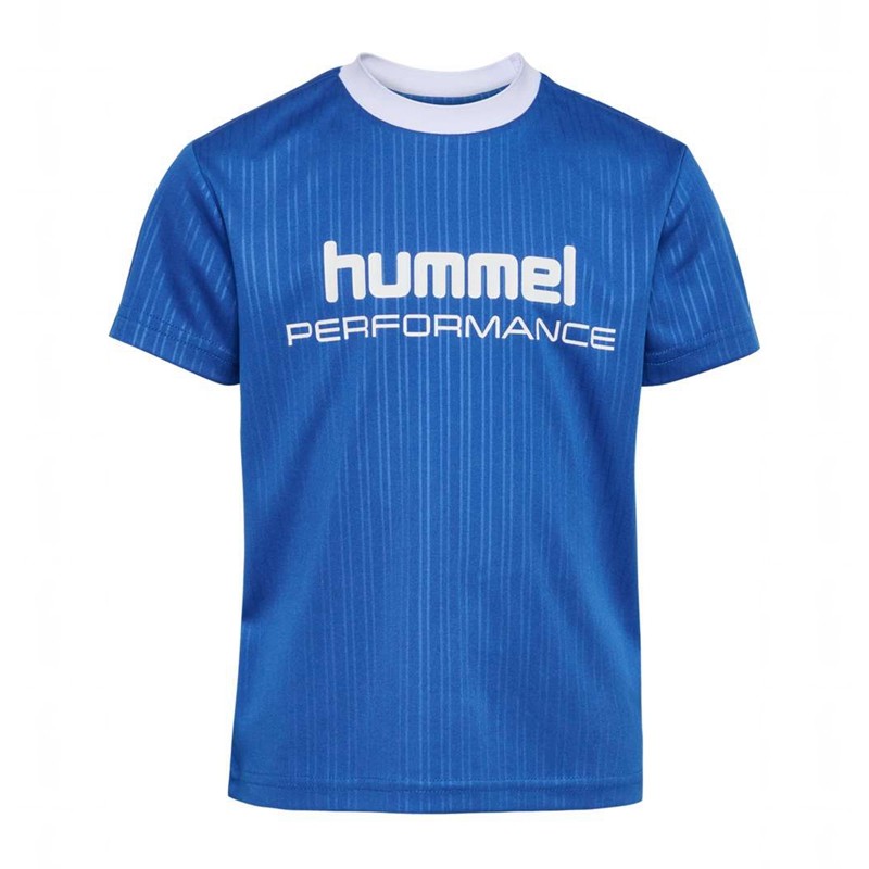 Hummel Jr Fast Loose S/S T-shirts Kinderen Blauw | 118682-029
