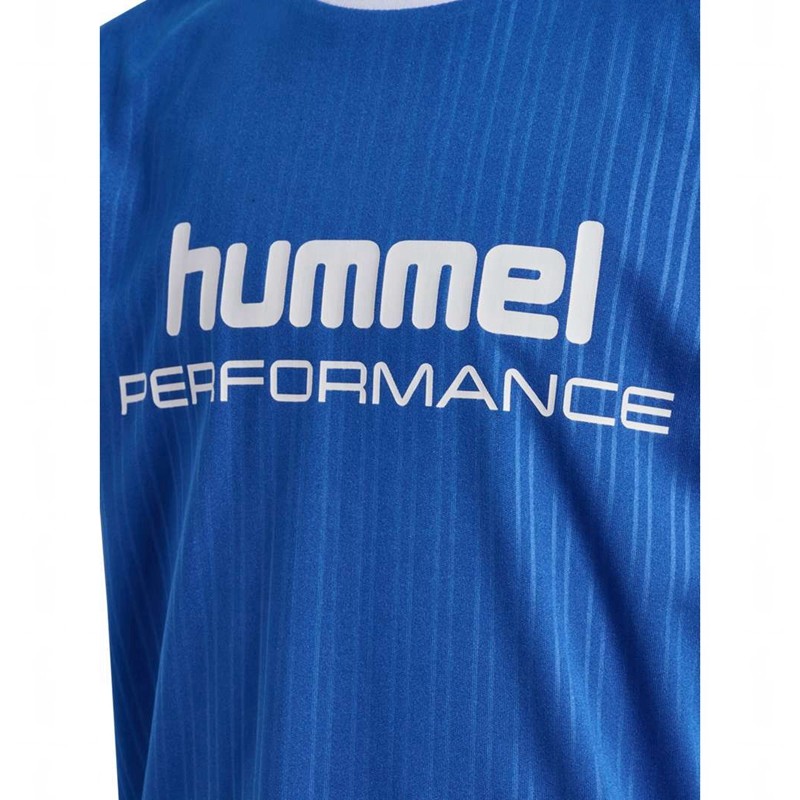 Hummel Jr Fast Loose S/S T-shirts Kinderen Blauw | 118682-029