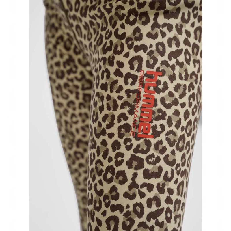 Hummel Jr Fast Mid Waist Sweatshirts Kinderen Leopard | 320075-970