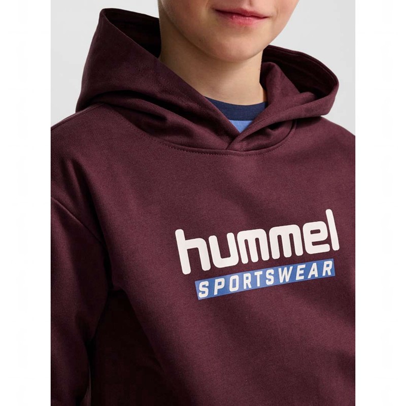 Hummel Jr Logo Hoodie Kinderen Bordeaux | 759227-359