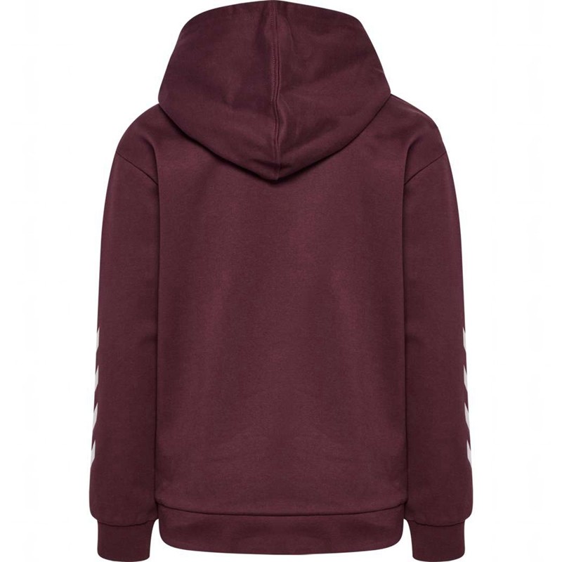 Hummel Jr Logo Hoodie Kinderen Bordeaux | 759227-359