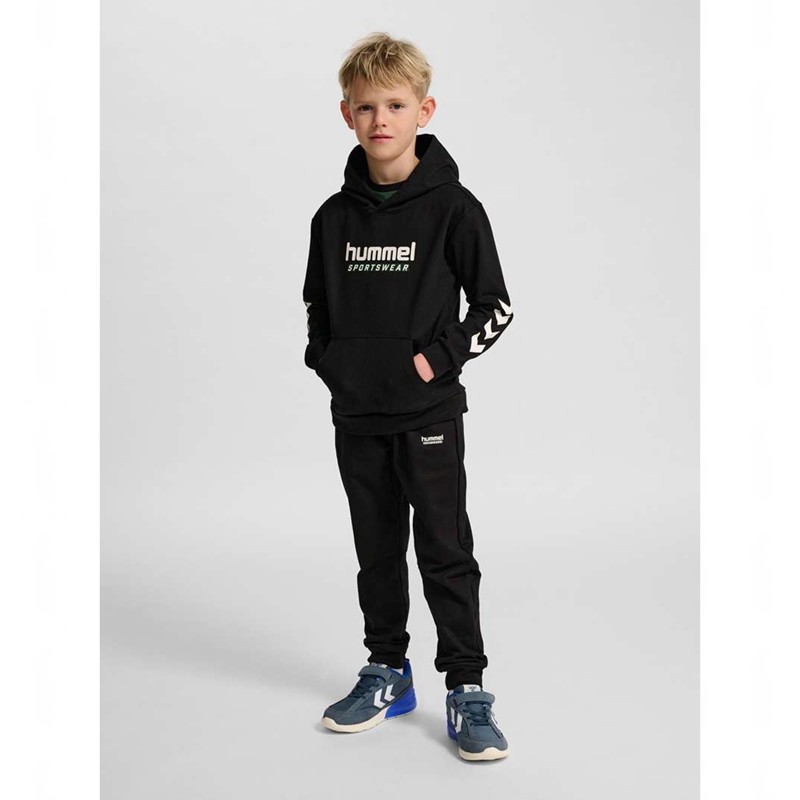 Hummel Jr Logo Hoodie Kinderen Zwart | 660181-846