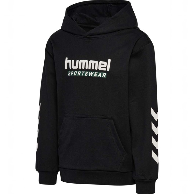 Hummel Jr Logo Hoodie Kinderen Zwart | 660181-846