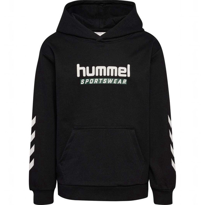 Hummel Jr Logo Hoodie Kinderen Zwart | 660181-846