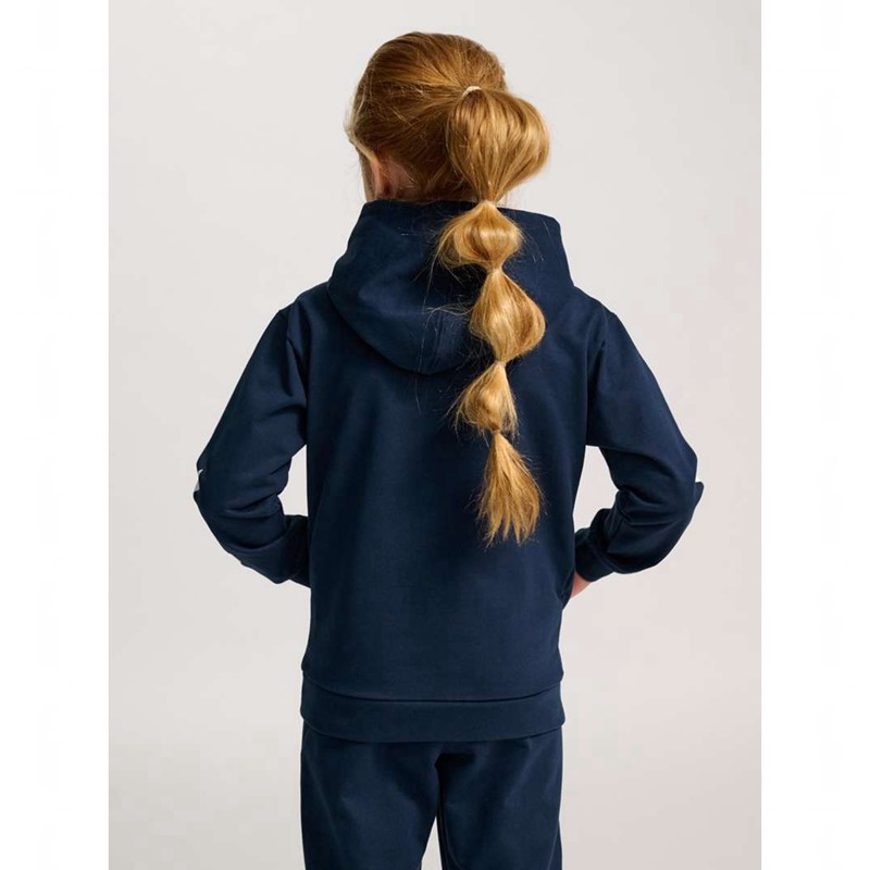 Hummel Jr Logo Korte Broek Kinderen Donkerblauw | 857051-071