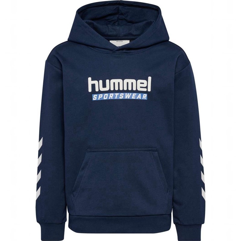 Hummel Jr Logo Korte Broek Kinderen Donkerblauw | 857051-071