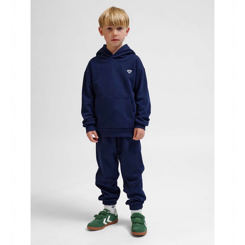 Hummel Jr Loose Bee Hoodie Kinderen Donkerblauw | 588817-897