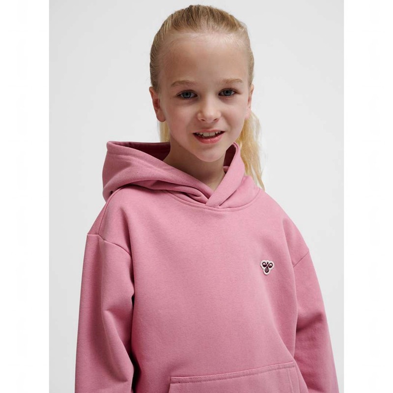Hummel Jr Loose Bee Hoodie Kinderen Roze | 967771-333