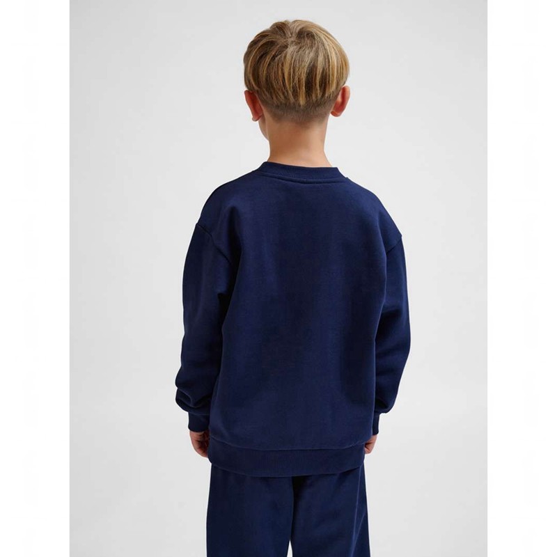 Hummel Jr Loose Crewneck Bee Handschoenen Kinderen Donkerblauw | 208903-616