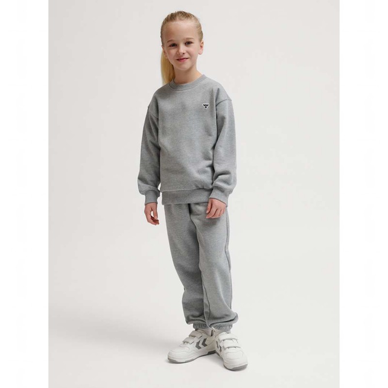 Hummel Jr Loose Crewneck Bee Hoodie Kinderen Grijs | 028746-558