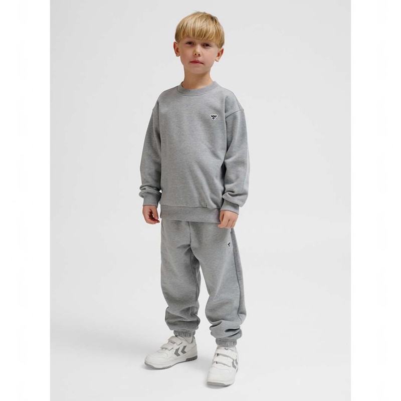 Hummel Jr Loose Crewneck Bee Hoodie Kinderen Grijs | 028746-558