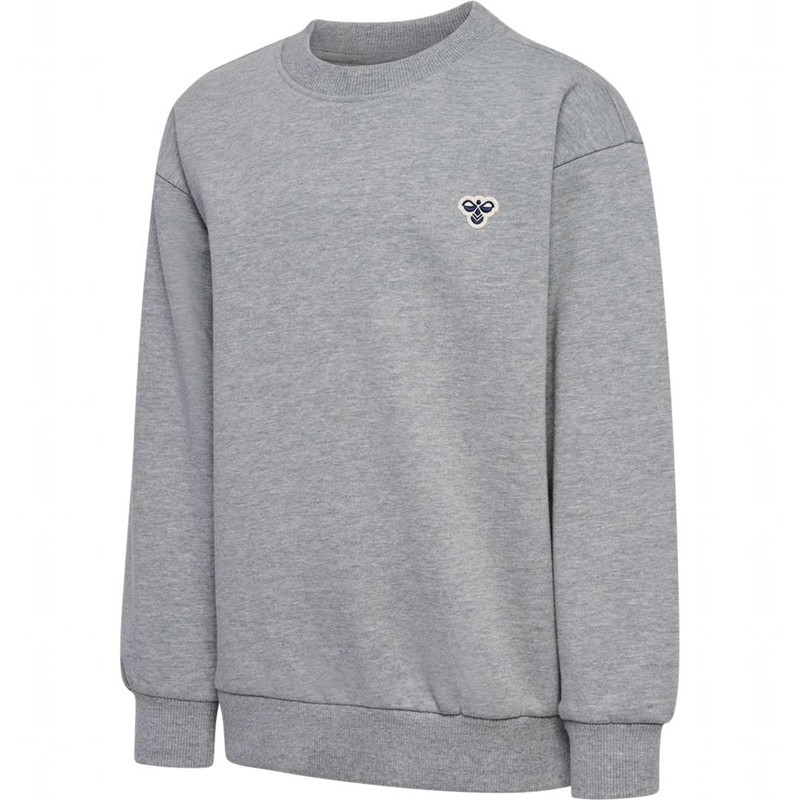 Hummel Jr Loose Crewneck Bee Hoodie Kinderen Grijs | 028746-558