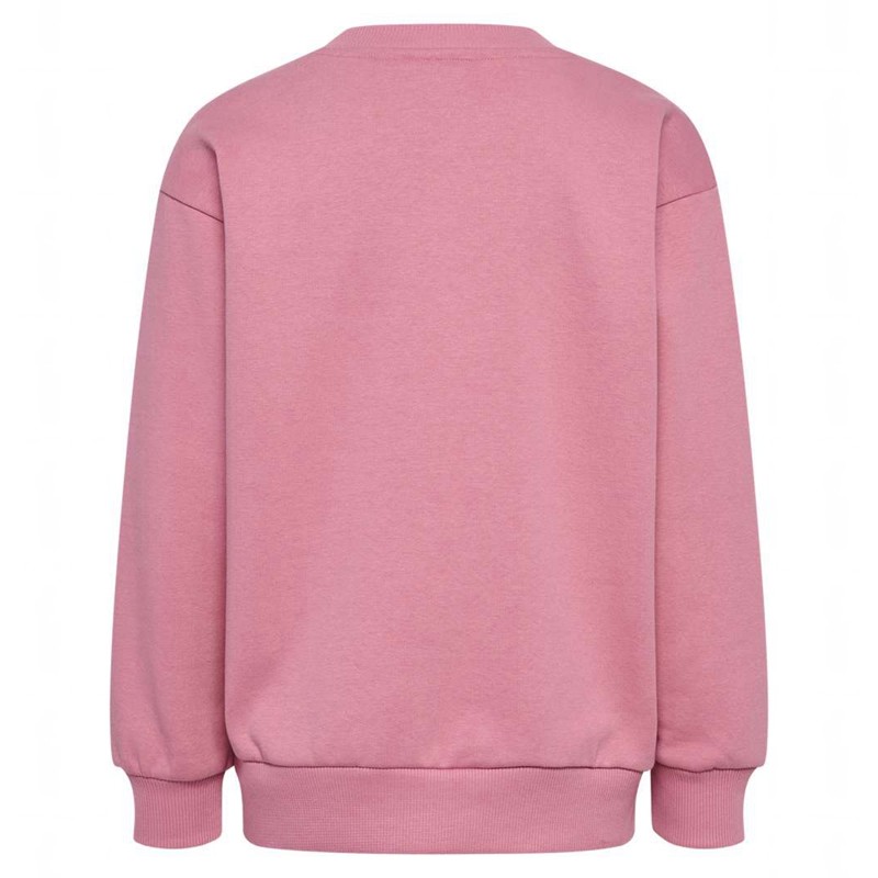 Hummel Jr Loose Crewneck Bee Sneakers Kinderen Roze | 492696-441