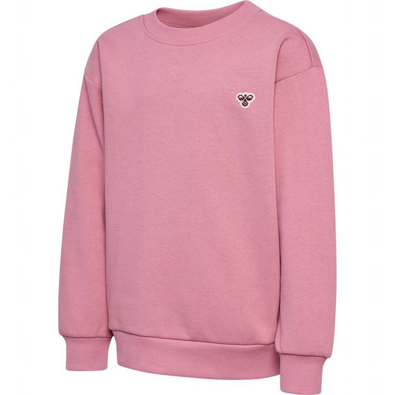 Hummel Jr Loose Crewneck Bee Sneakers Kinderen Roze | 492696-441