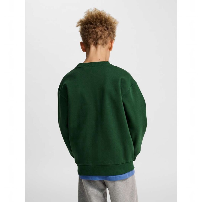 Hummel Jr Loose Crewneck Bee Sweatshirts Kinderen Groen | 035357-023