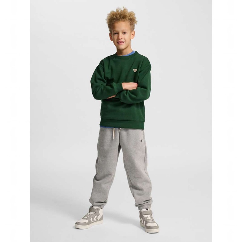 Hummel Jr Loose Crewneck Bee Sweatshirts Kinderen Groen | 035357-023