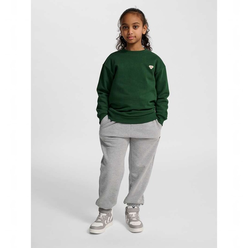 Hummel Jr Loose Crewneck Bee Sweatshirts Kinderen Groen | 035357-023