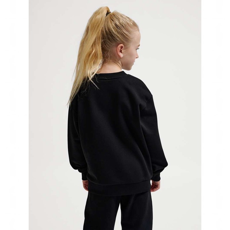 Hummel Jr Loose Crewneck Bee T-shirts Kinderen Zwart | 026679-748