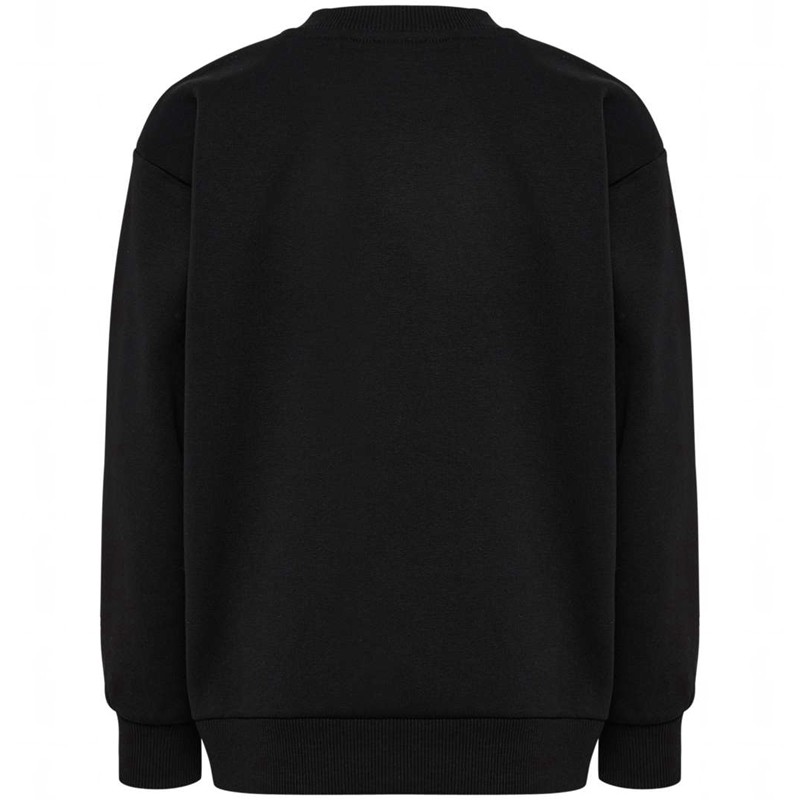 Hummel Jr Loose Crewneck Bee T-shirts Kinderen Zwart | 026679-748