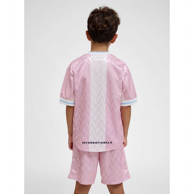 Hummel Jr Loose Fb Jersey S/S Korte Broek Kinderen Roze | 978281-273