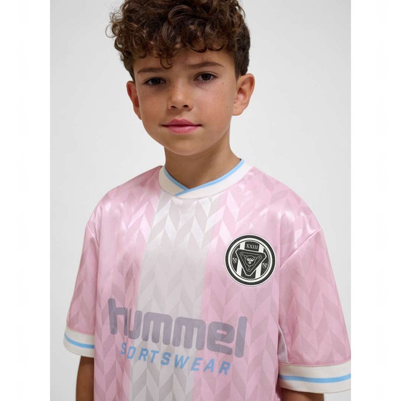 Hummel Jr Loose Fb Jersey S/S Korte Broek Kinderen Roze | 978281-273