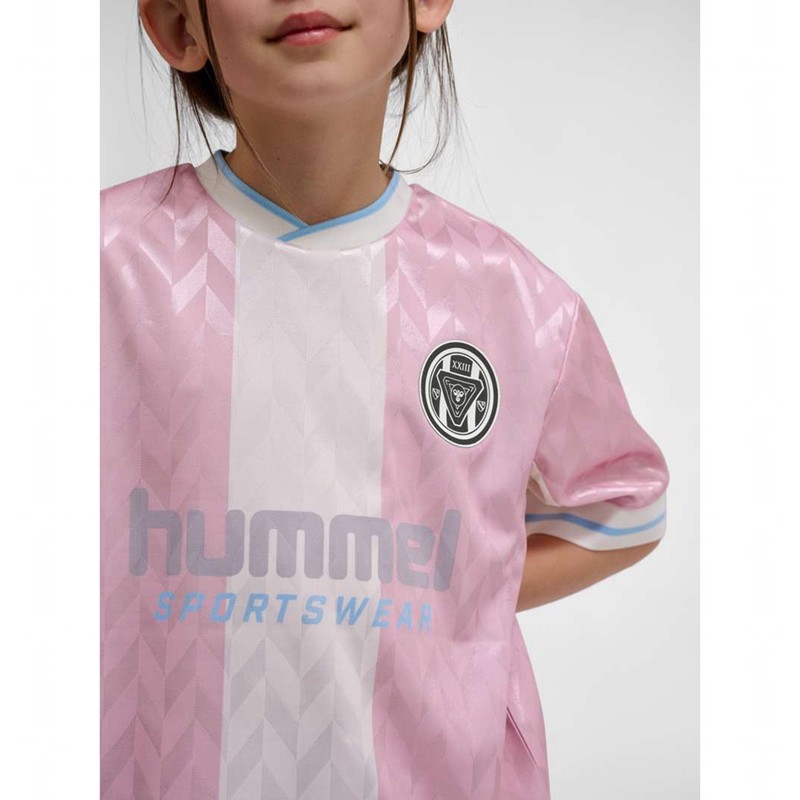 Hummel Jr Loose Fb Jersey S/S Korte Broek Kinderen Roze | 978281-273