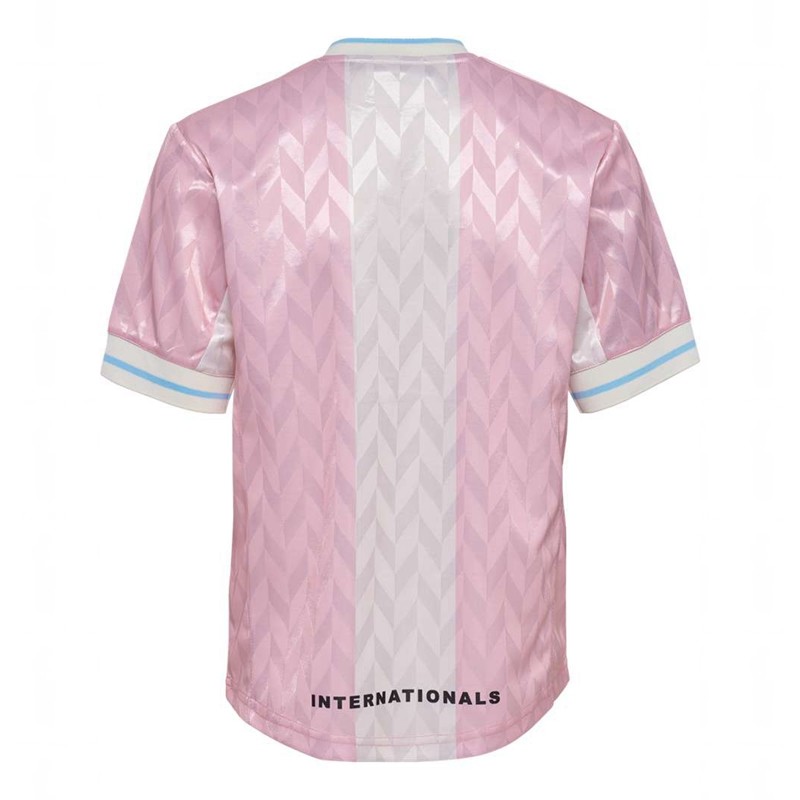 Hummel Jr Loose Fb Jersey S/S Korte Broek Kinderen Roze | 978281-273