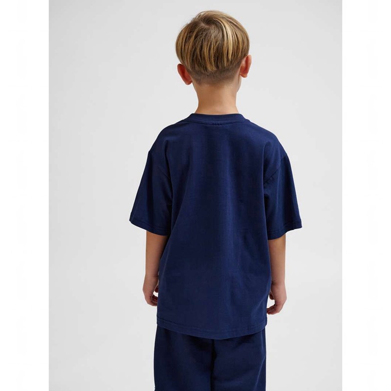 Hummel Jr Loose S/S Bee T-shirts Kinderen Donkerblauw | 663811-238