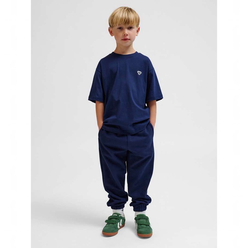Hummel Jr Loose S/S Bee T-shirts Kinderen Donkerblauw | 663811-238