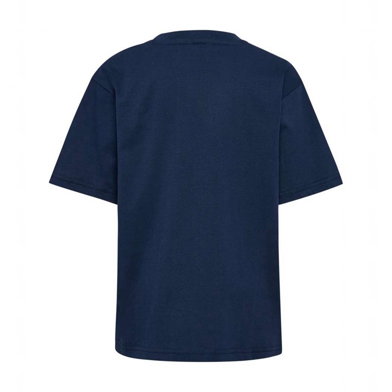 Hummel Jr Loose S/S Bee T-shirts Kinderen Donkerblauw | 663811-238
